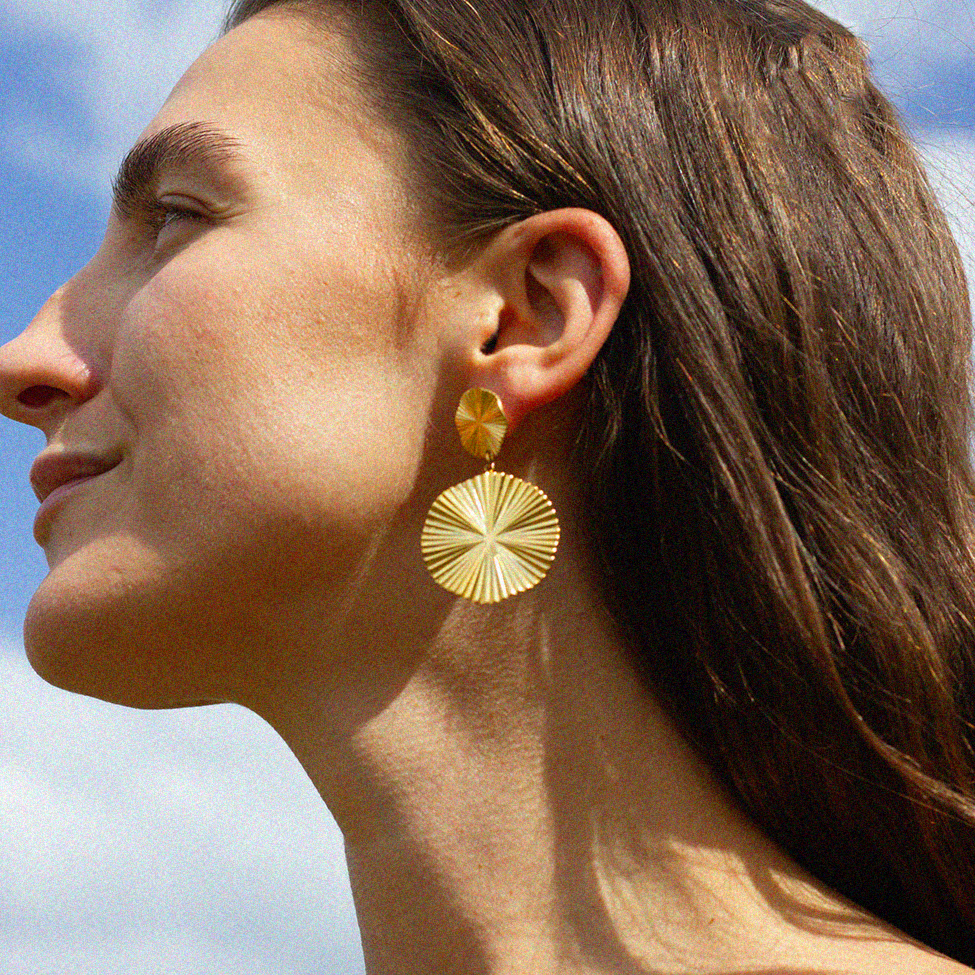 Mayan Sun Earrings